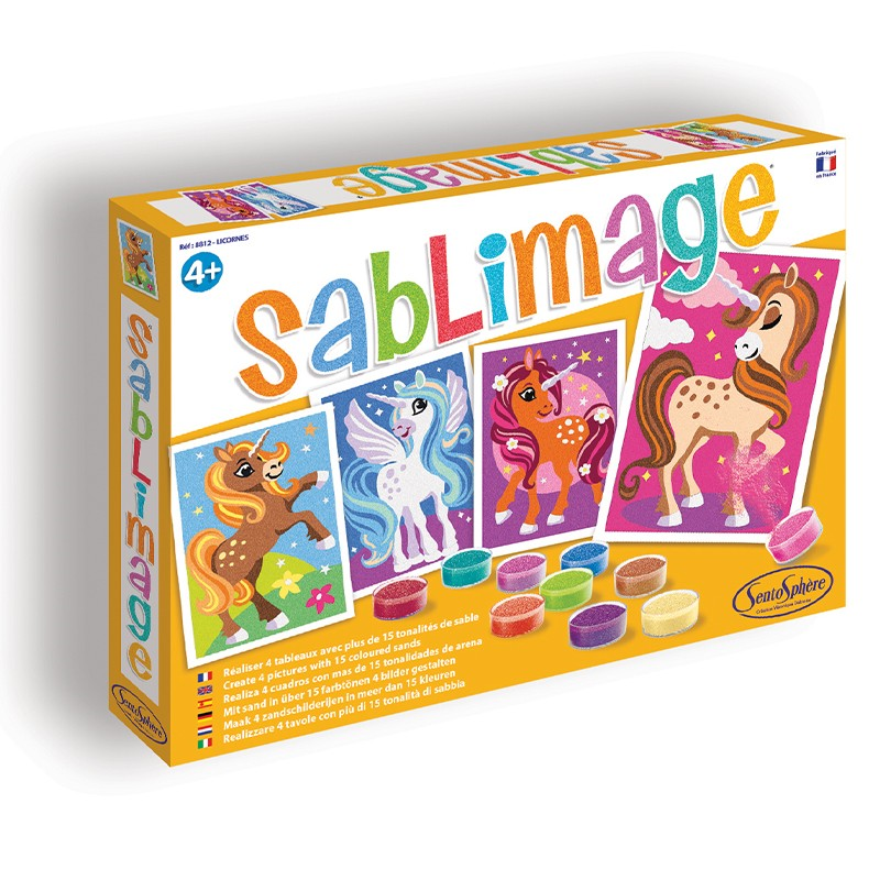 Sablimage Licornes