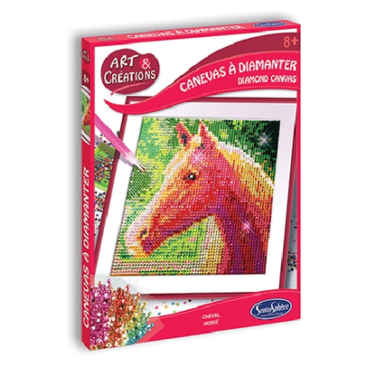 Canevas à Diamanter - Cheval