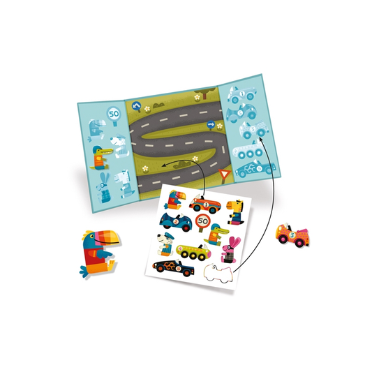 Stickers repositionnables les voitures