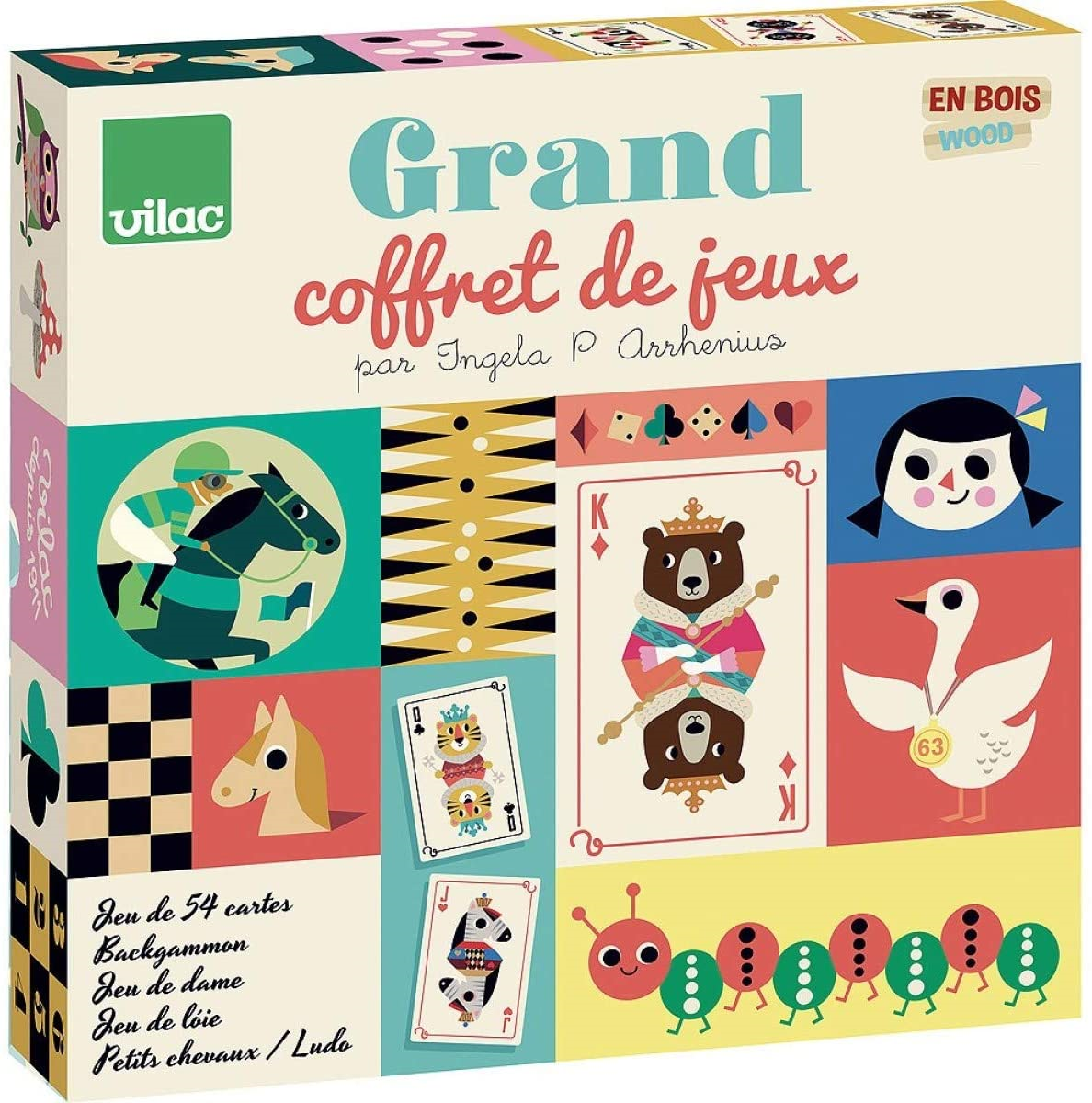 Grand Coffret de Multi-Jeux Ingela P.Arrhenuis