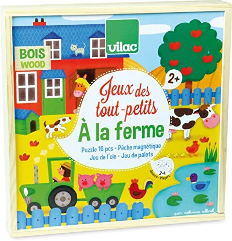 Jeu des tout-petits à la ferme