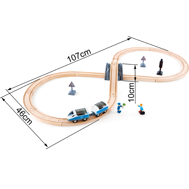 Circuit de train en 8