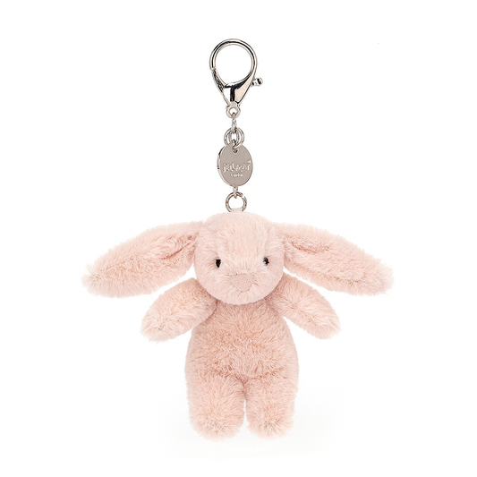 Bashful Blush Bunny Bag Charm - 17 x 3 cm