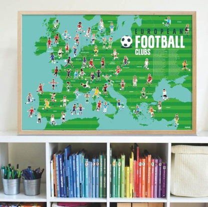 DISCOVERY - POSTER ÉDUCATIF + 60 STICKERS LE FOOTBALL (6-12 ANS)