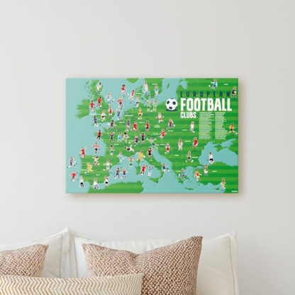 DISCOVERY - POSTER ÉDUCATIF + 60 STICKERS LE FOOTBALL (6-12 ANS)