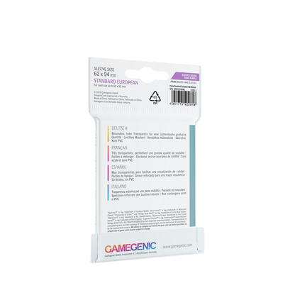 Gamegenic - 50 sleeves Prime 62x94 Standard EU - Protège-cartes