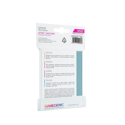 Gamegenic - 60 sleeves Prime 72x112 - Scythe - Protège-cartes
