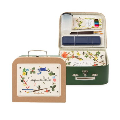 Valise aquarelliste - Le jardin du Moulin