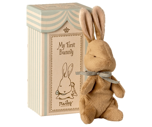 My First Bunny in Box - Light blue