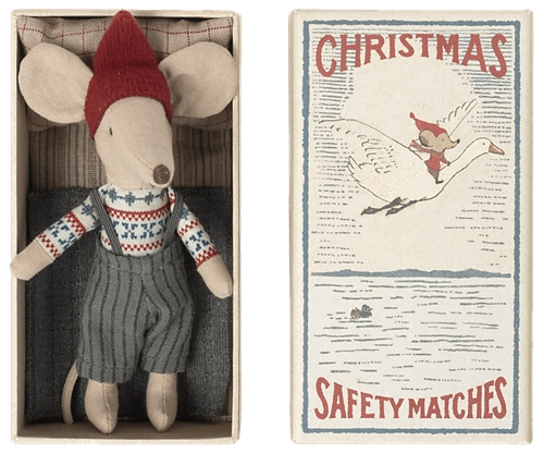 Christmas mouse in matchbox, Big brother