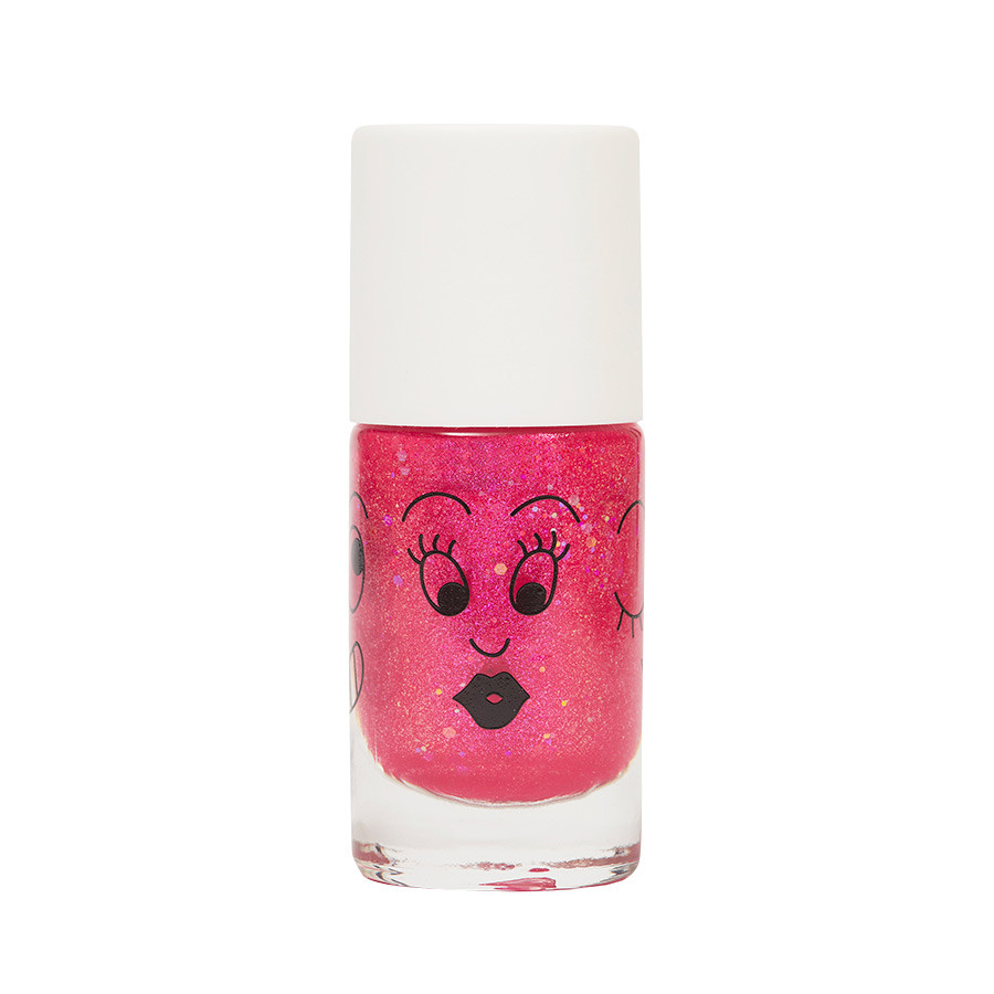 Vernis à l'Eau rose pailleté - Sissi