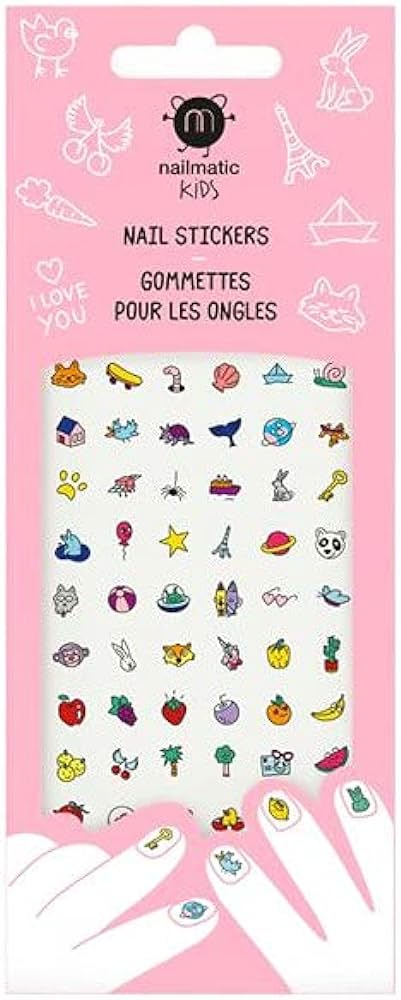 72 gommettes ongles happy nails