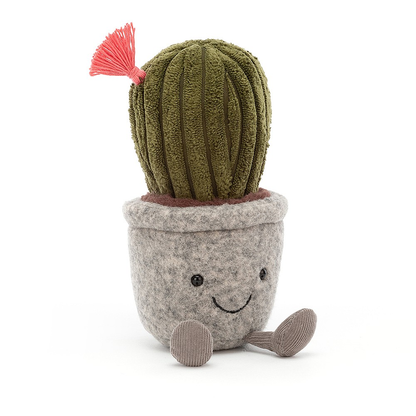 Silly Succulent Barrel Cactus - 19 x 6 cm