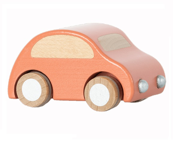 Wooden car - Coral