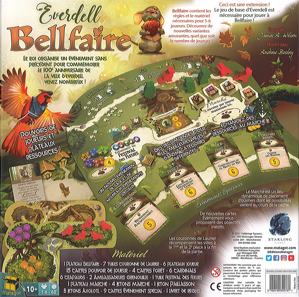 Everdell extension Bellfaire (exp 3)