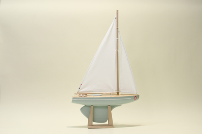 Voilier le Béajour - 30 cm - Vert d'eau