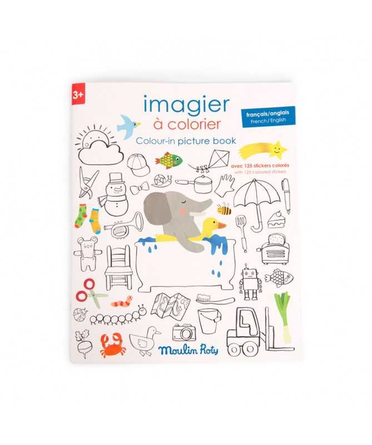 FR-EN - Imagier stickers Les Popipop - 28 pages