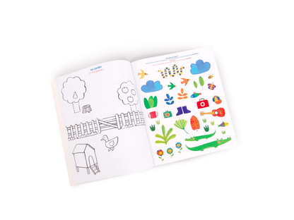 FR-EN - Imagier stickers Les Popipop - 28 pages