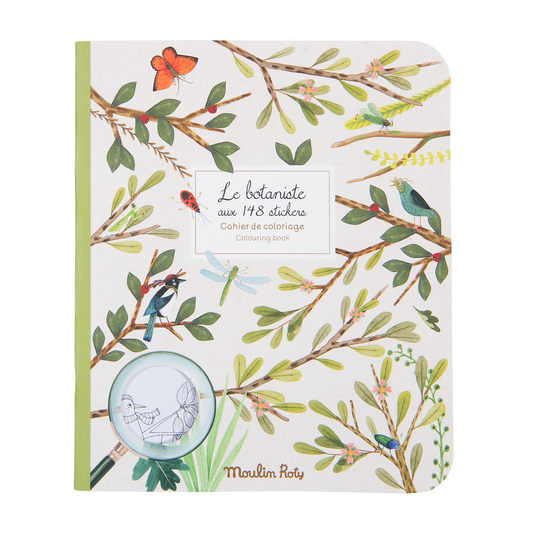 Cahier stickers Le botaniste Le Jardin du Moulin - 20 pages