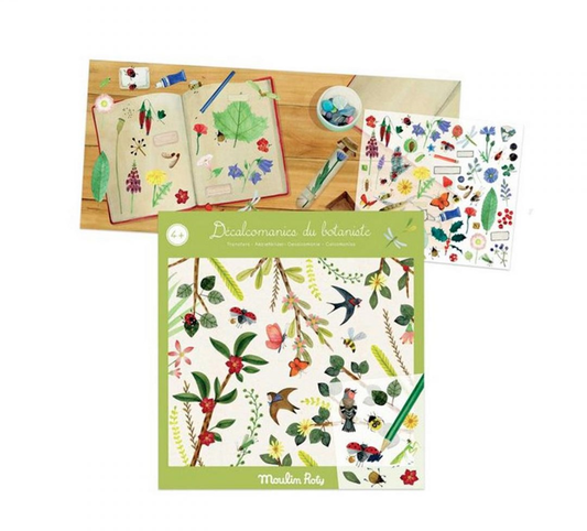 Décalcomanies le botaniste - le jardin du moulin