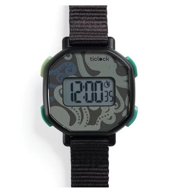 Montre digital - Black octopus