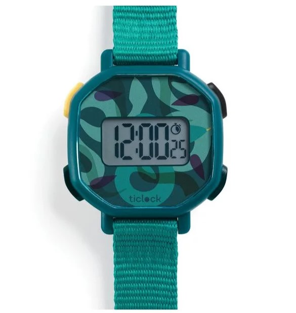 Montre digital - Green snakes