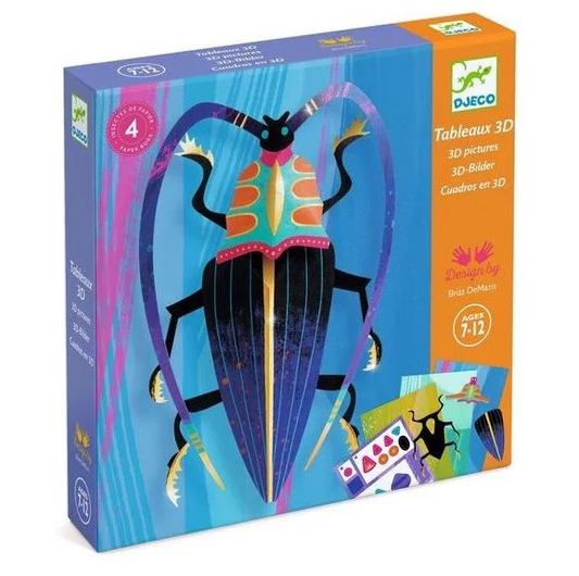 Tableaux en 3D - Paper bugs