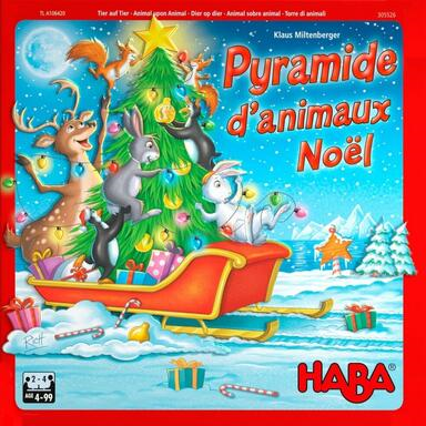 Pyramide d'animaux Noël