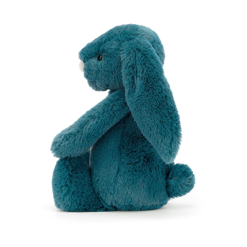 Bashful Mineral Blue Bunny Small  - 18 x 9 cm