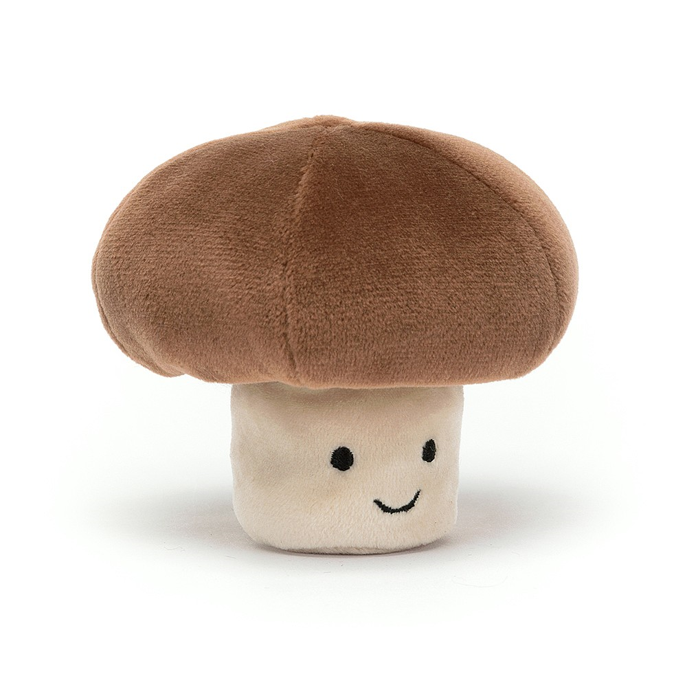 Vivacious Vegetable Mushroom - 8 x 8 cm