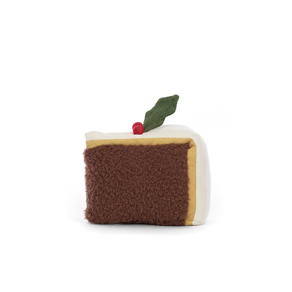 Amuseable Slice of Christmas Cake - 10 x 12 cm