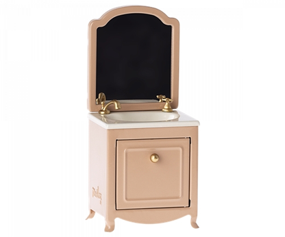 Sink dresser w. mirror, Mouse - Dark powder