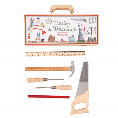 Petite valise bricolage (6 outils)- Les jouets d'hier