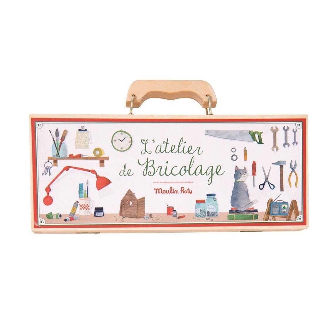Petite valise bricolage (6 outils)- Les jouets d'hier
