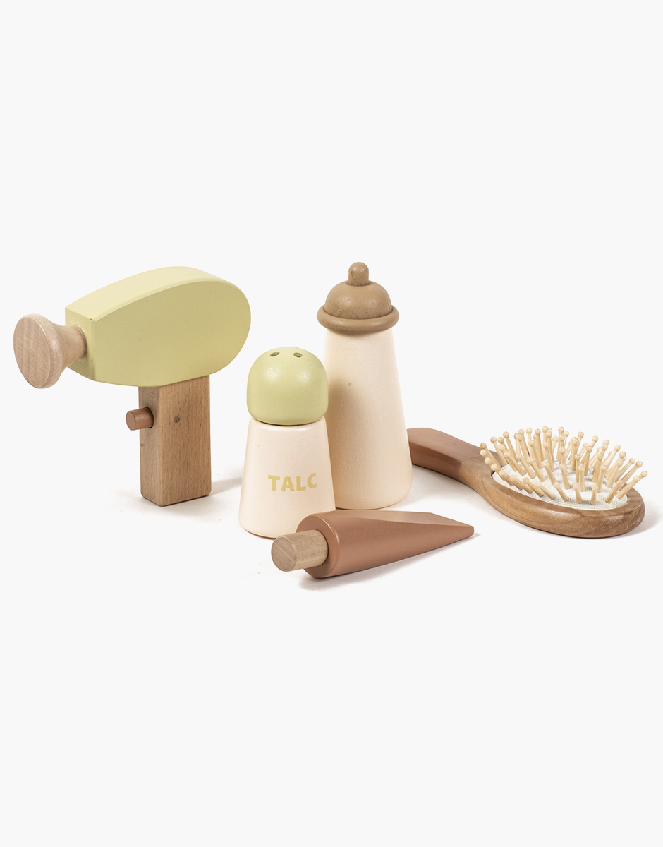 Set de toilette en bois