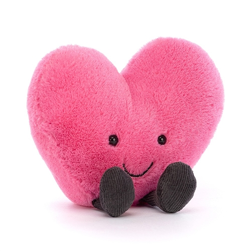 Amuseable Hot Pink Heart Small - 11 x 12 cm