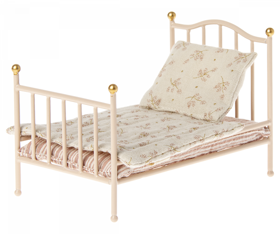 VINTAGE BED, MOUSE - ROSE