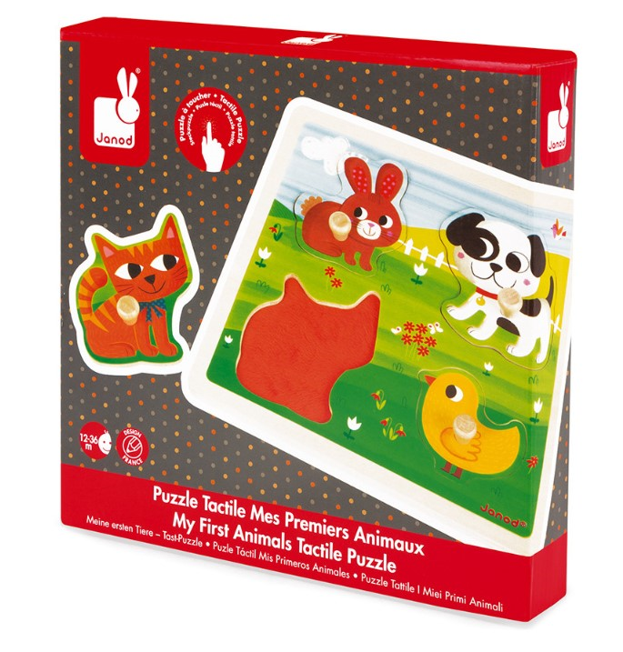 Puzzle tactile Mes Premiers Animaux