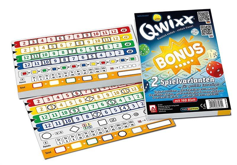 Qwixx Bonus Bloc de Score