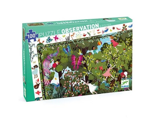 Jeux au jardin - 100 pcs - Puzzle Observation