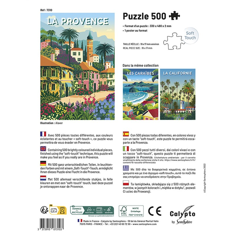 Puzzle 500 pcs : La Provence