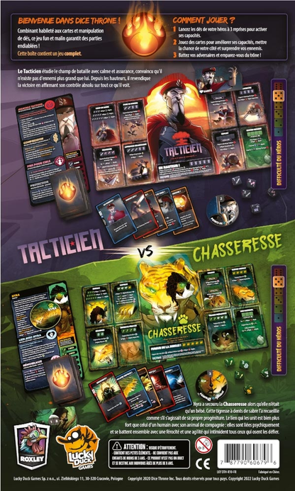 Dice Throne S2 - Tacticien vs Chasseresse