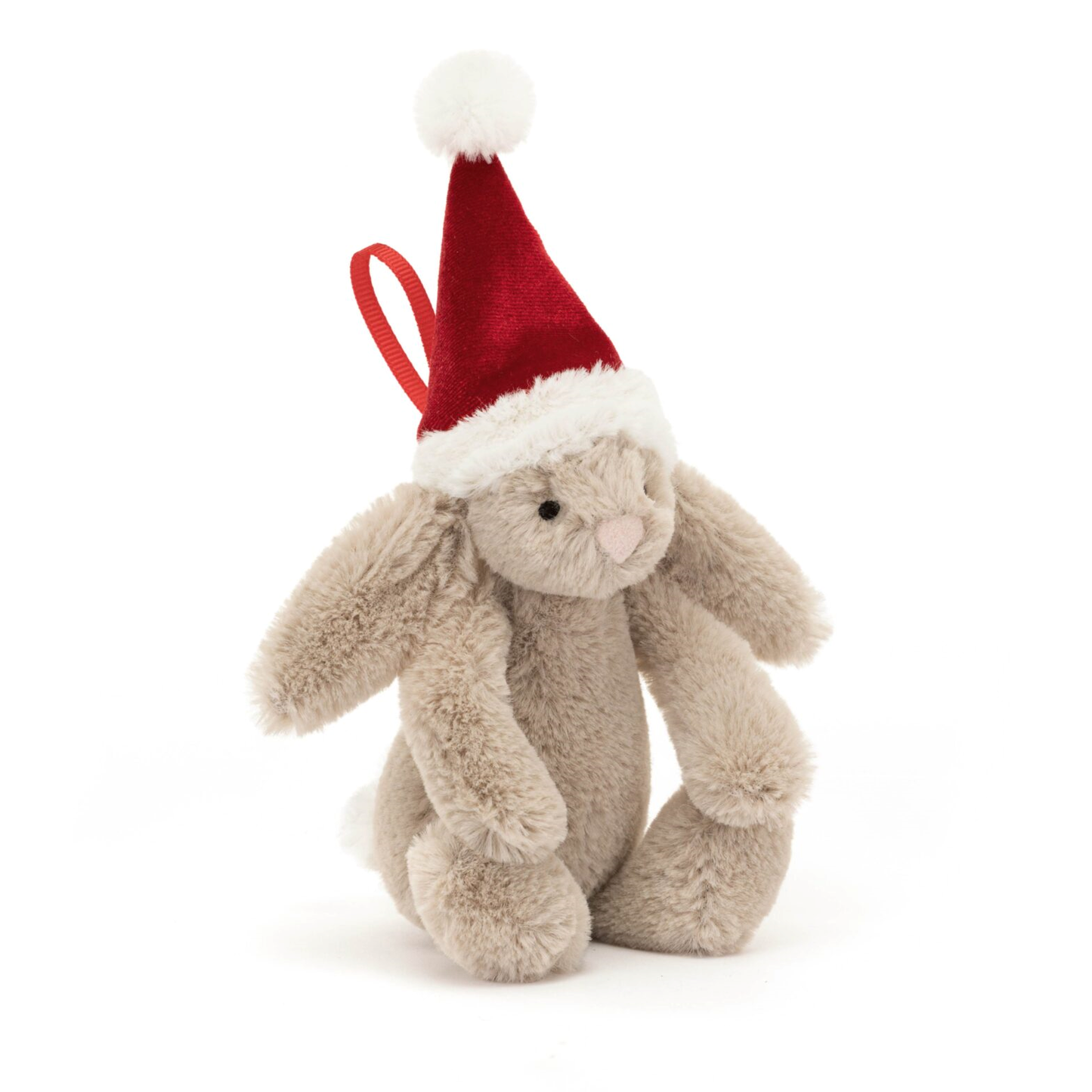 Bashful Christmas Bunny Decoration - 13 x 5 cm