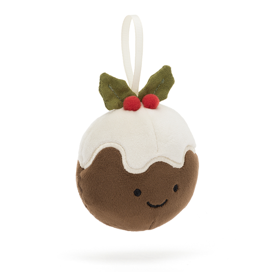 Festive Folly Christmas Pudding - 7 x 7 cm