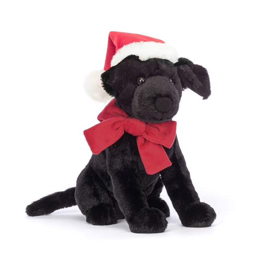 Winter Warmer Pippa Black Labrador - 22 x 8 cm