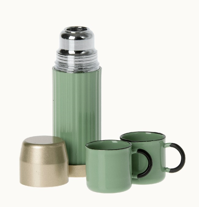 Thermos and cups - Mint