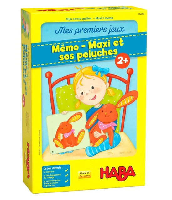 Mes premiers jeux - Mémo - Maxi et ses peluches