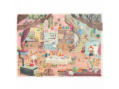 Puzzle A la maison (100 pcs) - La Grande Famille