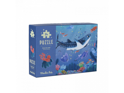 Puzzle phosphorescent Sous la mer (24 pcs) - Les Aventures de Paulie