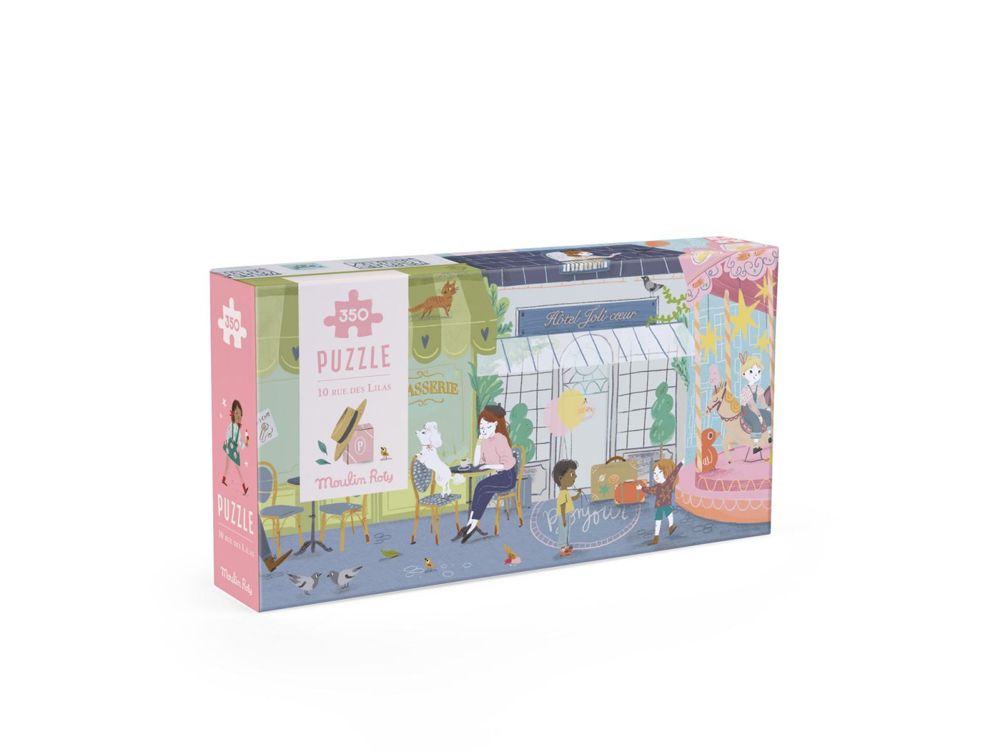 Puzzle 10 rue des lilas (350 pcs) - Les Parisiennes